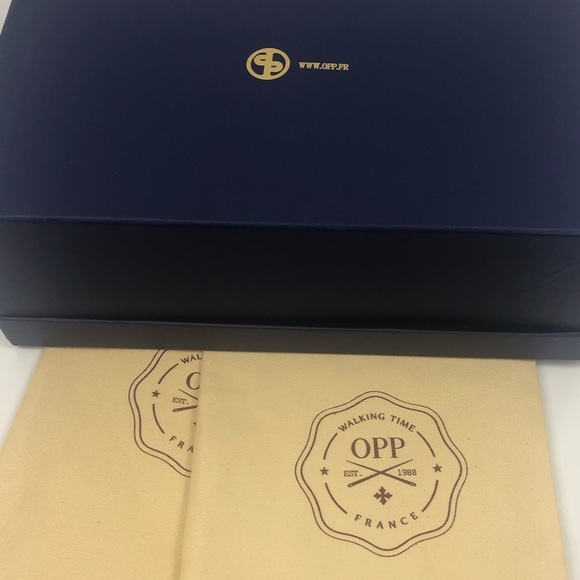 Opp FRANCE Empty Shoe Box With Dust Bags AUTHENTIC - Picture 6 of 12